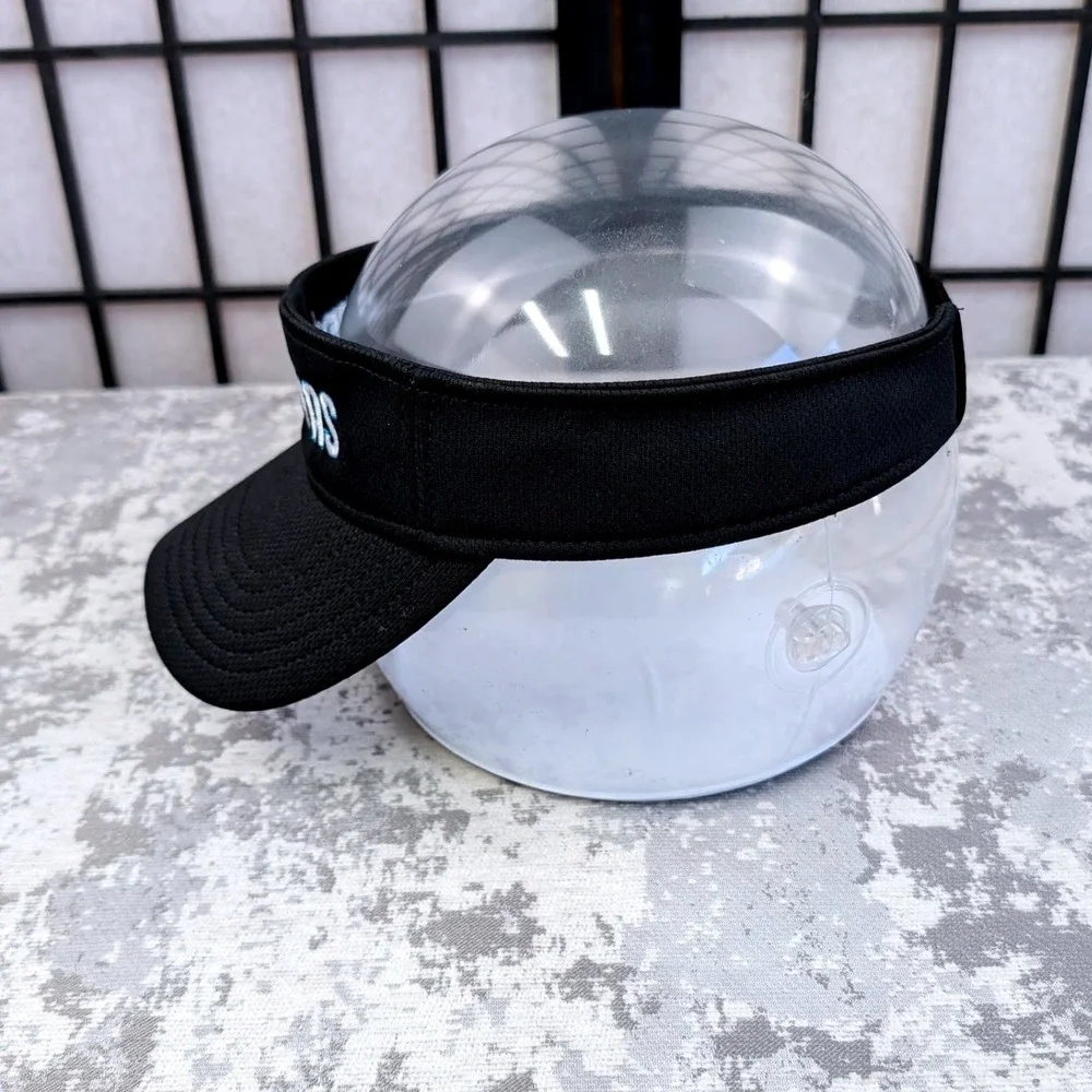 Dirt Divas Embroidered Black Mesh Athletic Visor Adjustable‎ Sun Hat Womens
